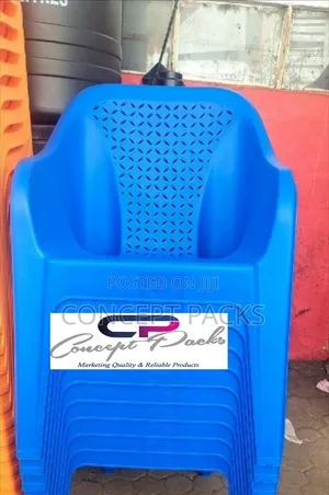 Sky Bright Blue Easy Chair.
