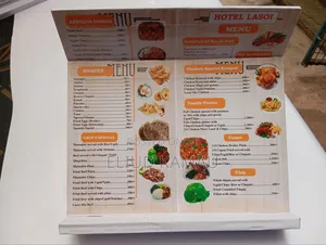 Two Sided Table Menus