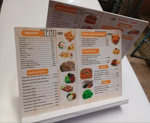 Two Sided Table Menus