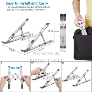 Laptop Stand, Laptop Holder Riser Computer Stand, Adjustable