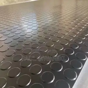 Non Toxic Antislip Coin Pattern Rubber Sheet Floor Mat Rolls