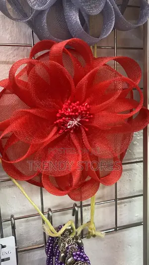 Red Exquisite Fascinator
