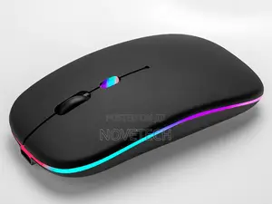 Wireless Bluetooth Mouse,LED Rechargeable Laptop Mouse
