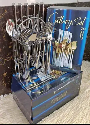 Cutlery Set! 24pcs Stainless Steel Cutlery Set