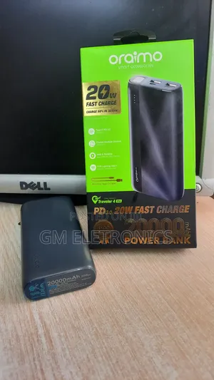 Oraimo Traveler 4 P204D 20000mah 20W Power Bank.