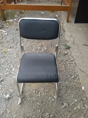Black Leather Dining Chair