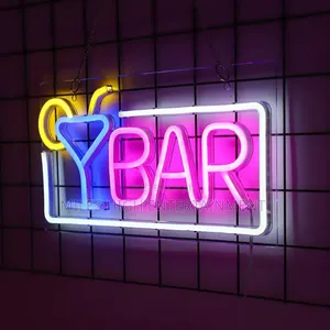 Bar Neon Signage Club Lights