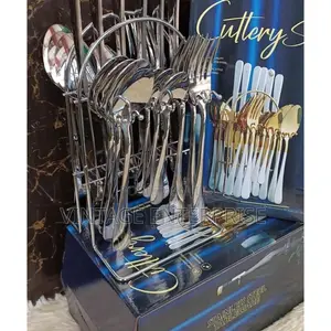 24pcs Culterly and Holder 