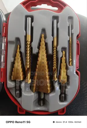 Step Drill Bit Set