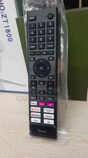 Genuine Hisense Remote for A6 Series; 43" 55" 58" 65" Tv