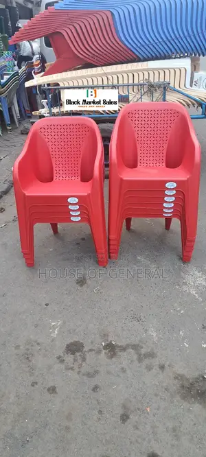 Red Easy Skyplast Plastic Chair