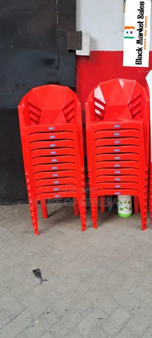 Red Strong Plastic Chair