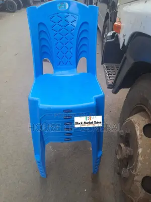 Blue Strong Kenpoly Armless Plastic Chair