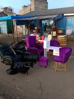 Barber Chair, Sink Chair, Pedicure Seat and Manicure Set 
