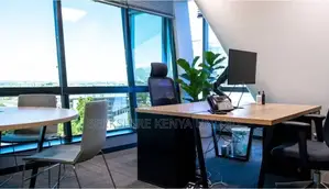 Executive Private Office With Large Desk