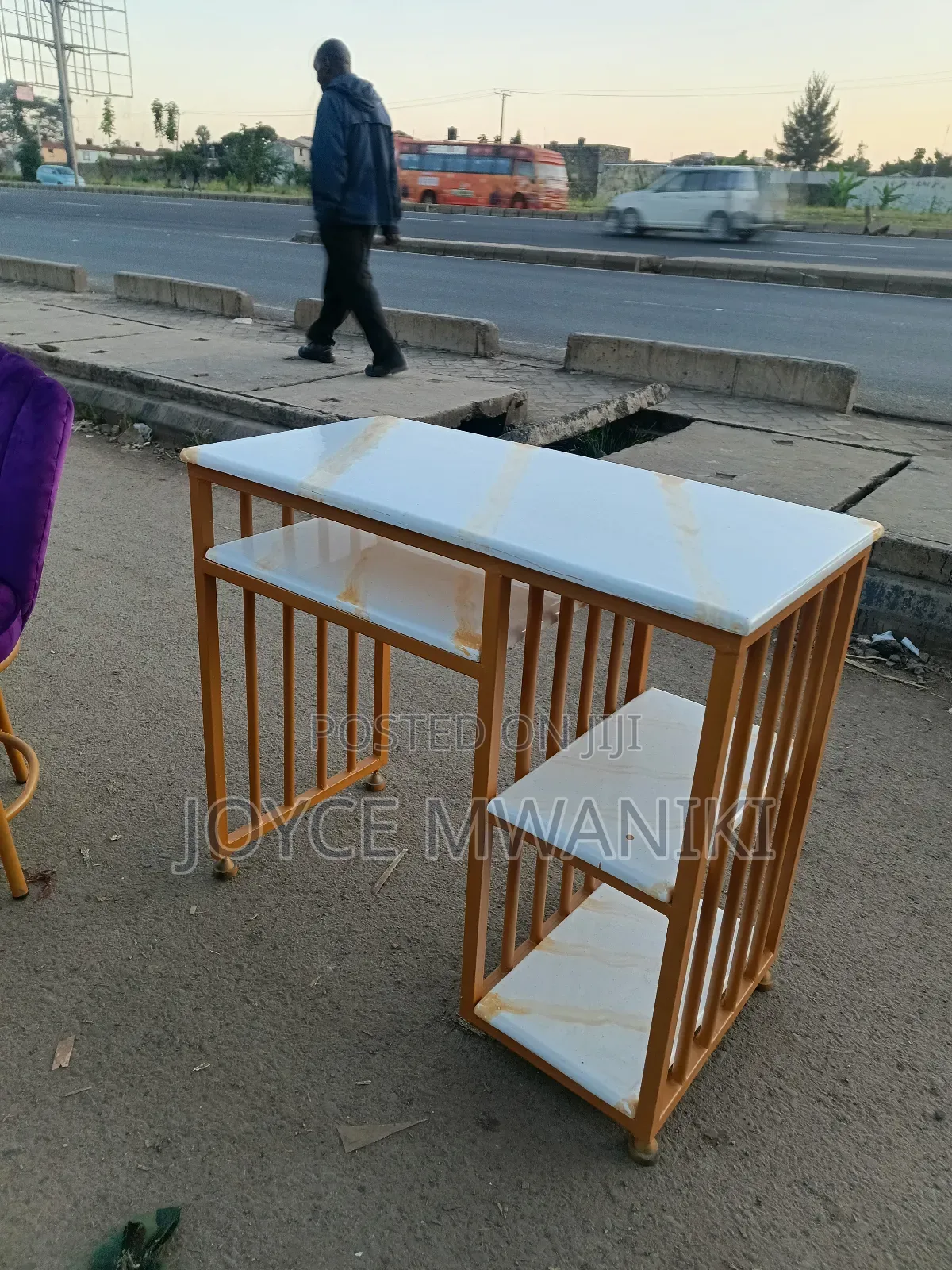 Marble Manicure Table 