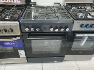 Grey / Black 60 by 60 3+1 Electric Oven Standing Cooker 