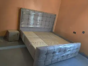 Bed - 6*6 Gray Bed