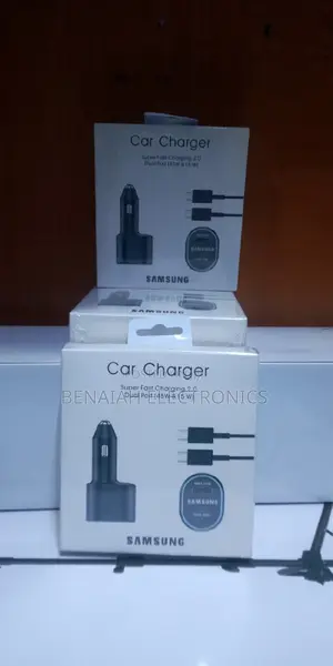 Samsung Charger.Super Fast Car Charger.(Dual Port)