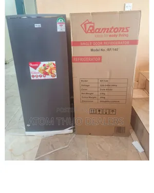 Ramtons RF/140-single Door 180L Fridge-Silver.