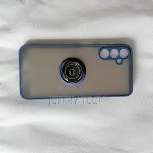 Case With Ring-Compatible Samsung A14- BLUE
