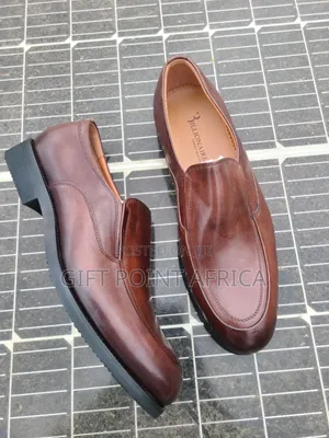 Brown Leather Billionaire Official Shoes for Men