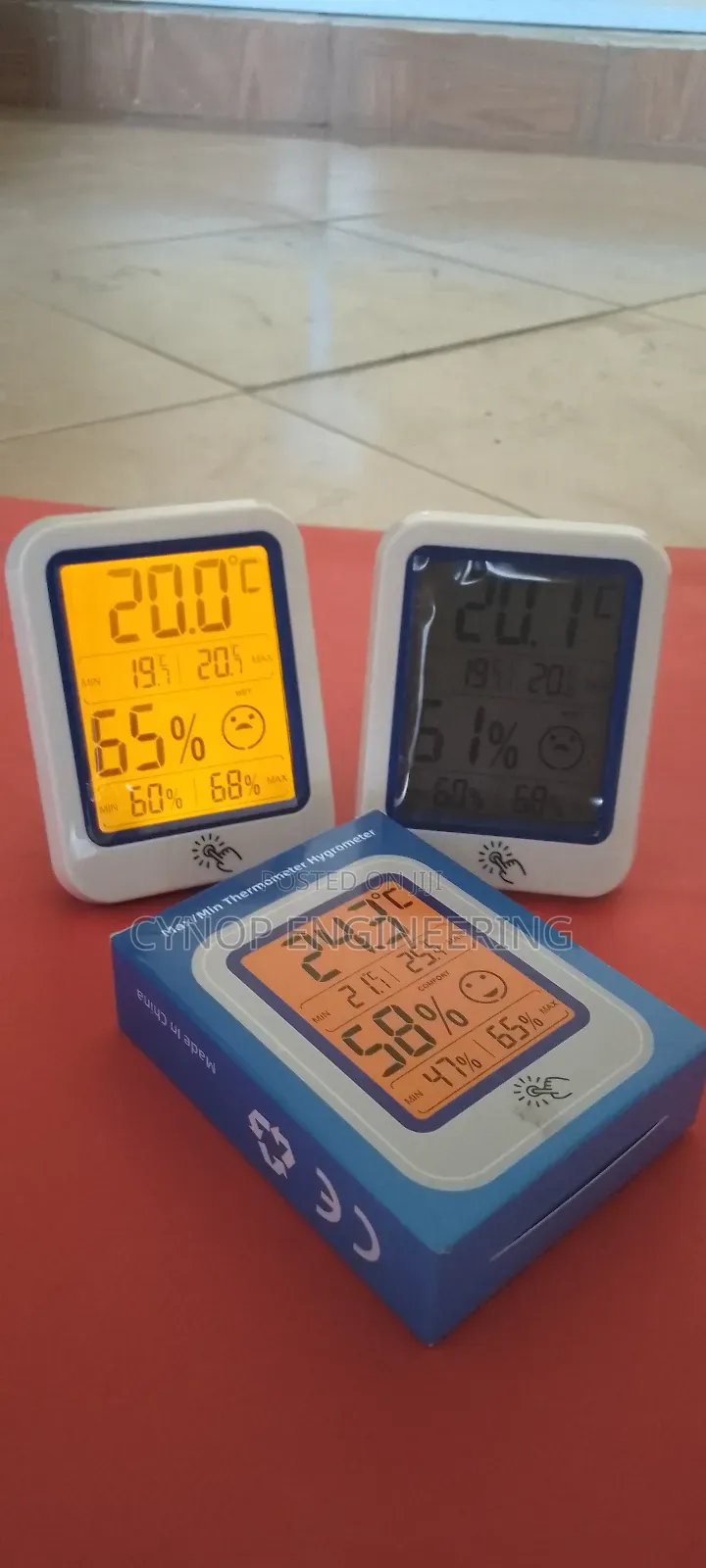 Office Precision Hygrometer for Workspaces