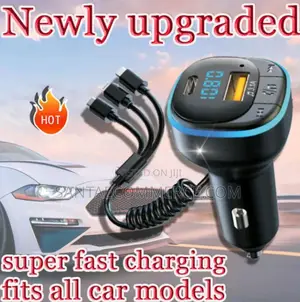 3 In1 Car Modulator With Fm, Bluetooth and Multiple Charger