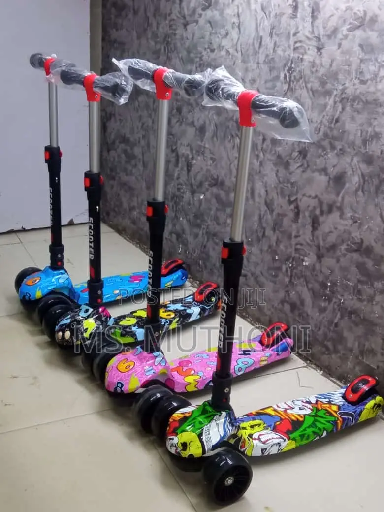 Graffiti 3 Wheels Children Kick Scooters