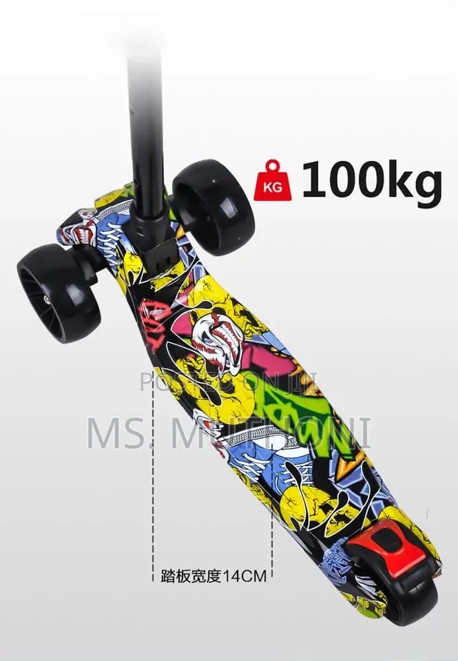 Graffiti 3 Wheels Children Kick Scooters