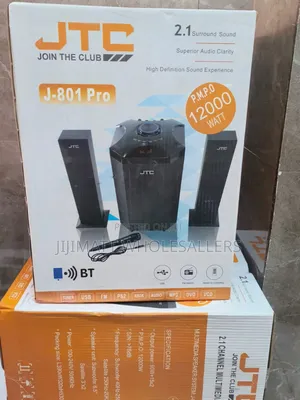JTC Mtungi 2.1ch Hometheatre-Bt/Fm/Usb-12,000w-System