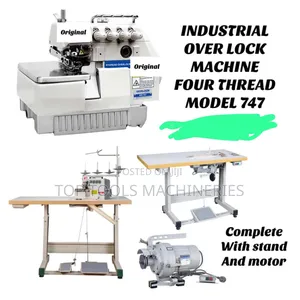 Industrial Overlock Sewing Machine Four Thread Model 747