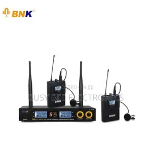 BNK Wireless Condles Gold Lapel Microphone System