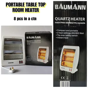 Bauman Quartz Portable Electric Room Heater/ Warmer