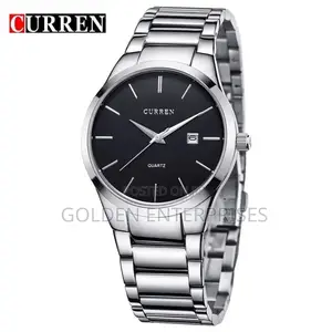 CURREN Gents #8106 Stainless Steel Strap Watch