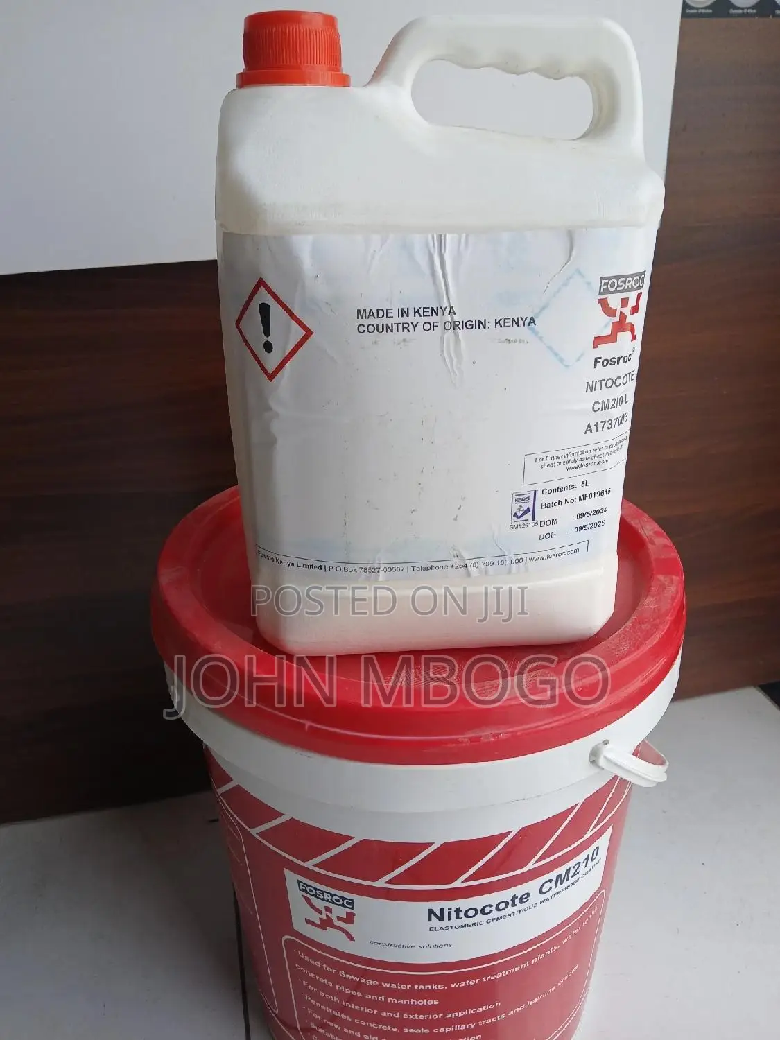 Fosroc Cementitious Waterproofing Coating _ Nitocote Cm 210