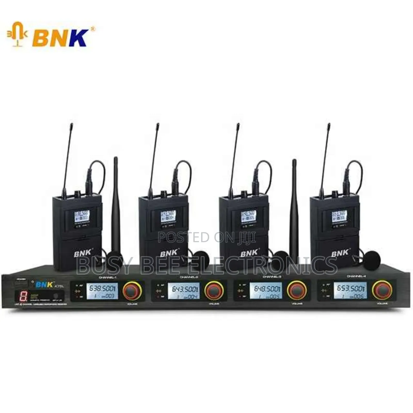 BNK Wireless Tie Clip Lapel Microphone