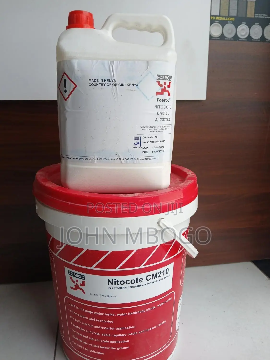 Nitocote CM210 . Waterproofing for Tanks