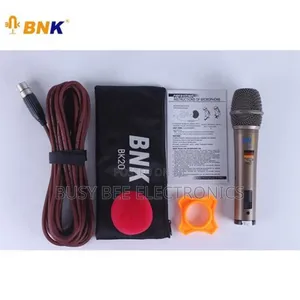 K Metal Body Microphone Wired Dynamic Microphone Bk 20