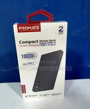 Promate Bolt-10pro 10000mah Compact Power Bank