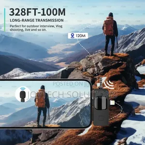 -3in1 Lavalier Universal Wireless Microphone