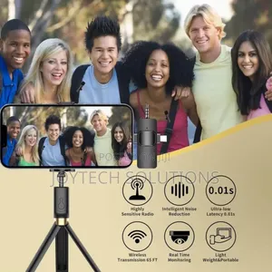 3in1 Lavalier Wireless Receiver Mic Plug and Play