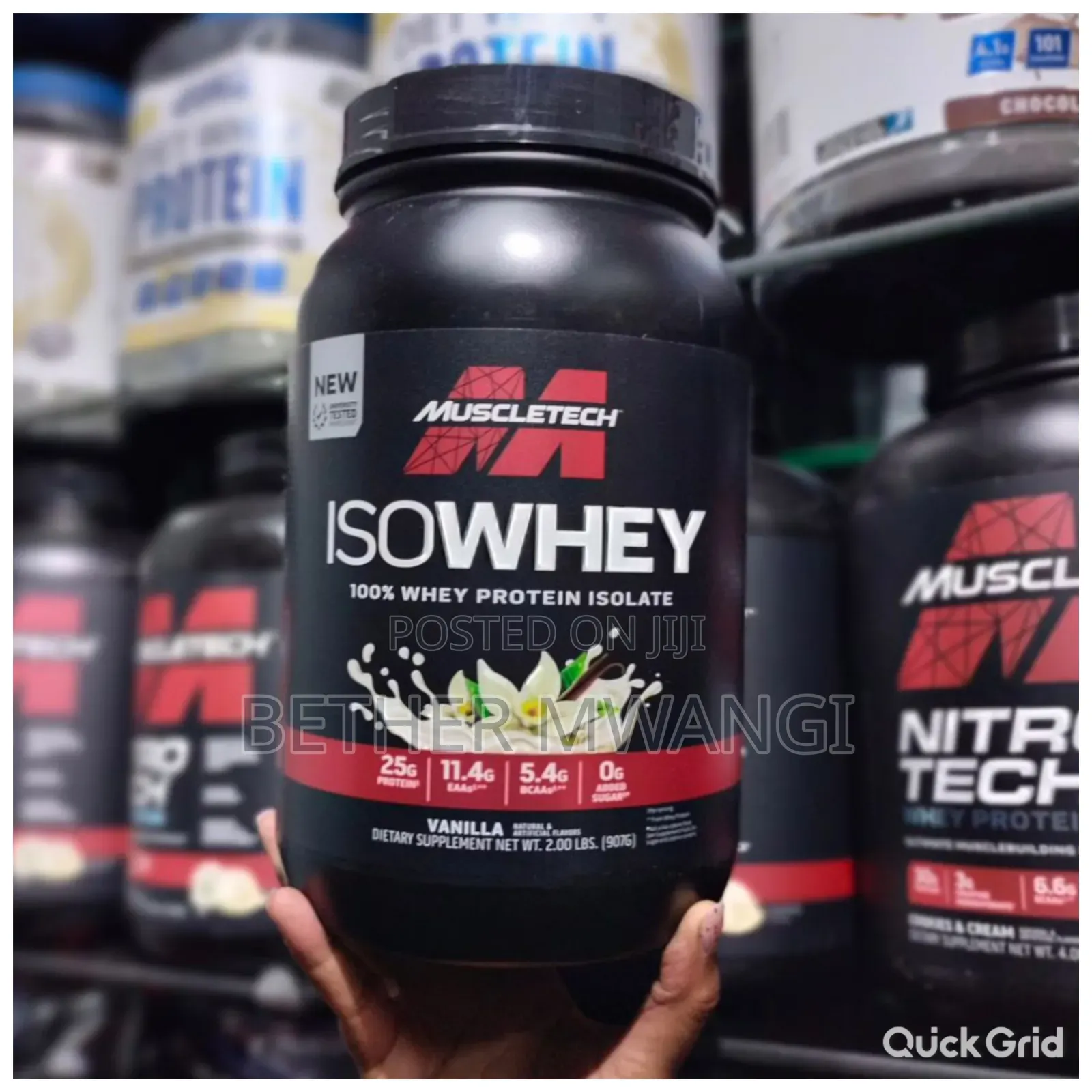 Muscletech ISOWHEY Protein Isolate in Kenya