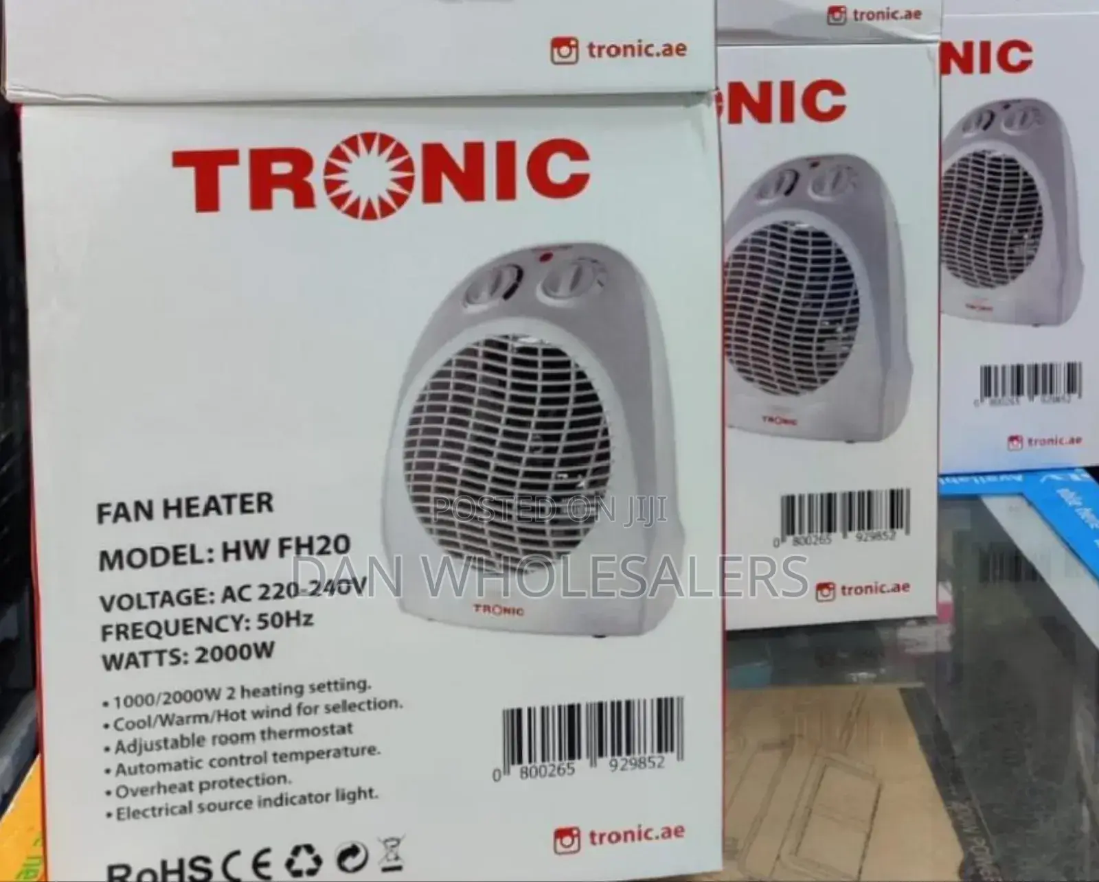 Tronic Fan Heater Portable