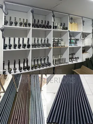 Local Powder Coated Jua Kali Curtain Rods and Accessories
