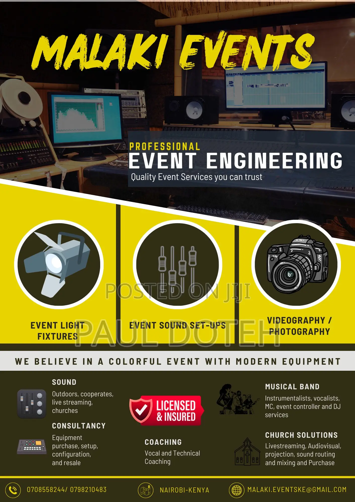 Sound Technician / Event Engineer