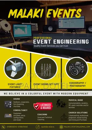Sound Technician / Event Engineer
