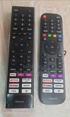 New Hisense Smart Vidaa Remotes With Voice Command Button.