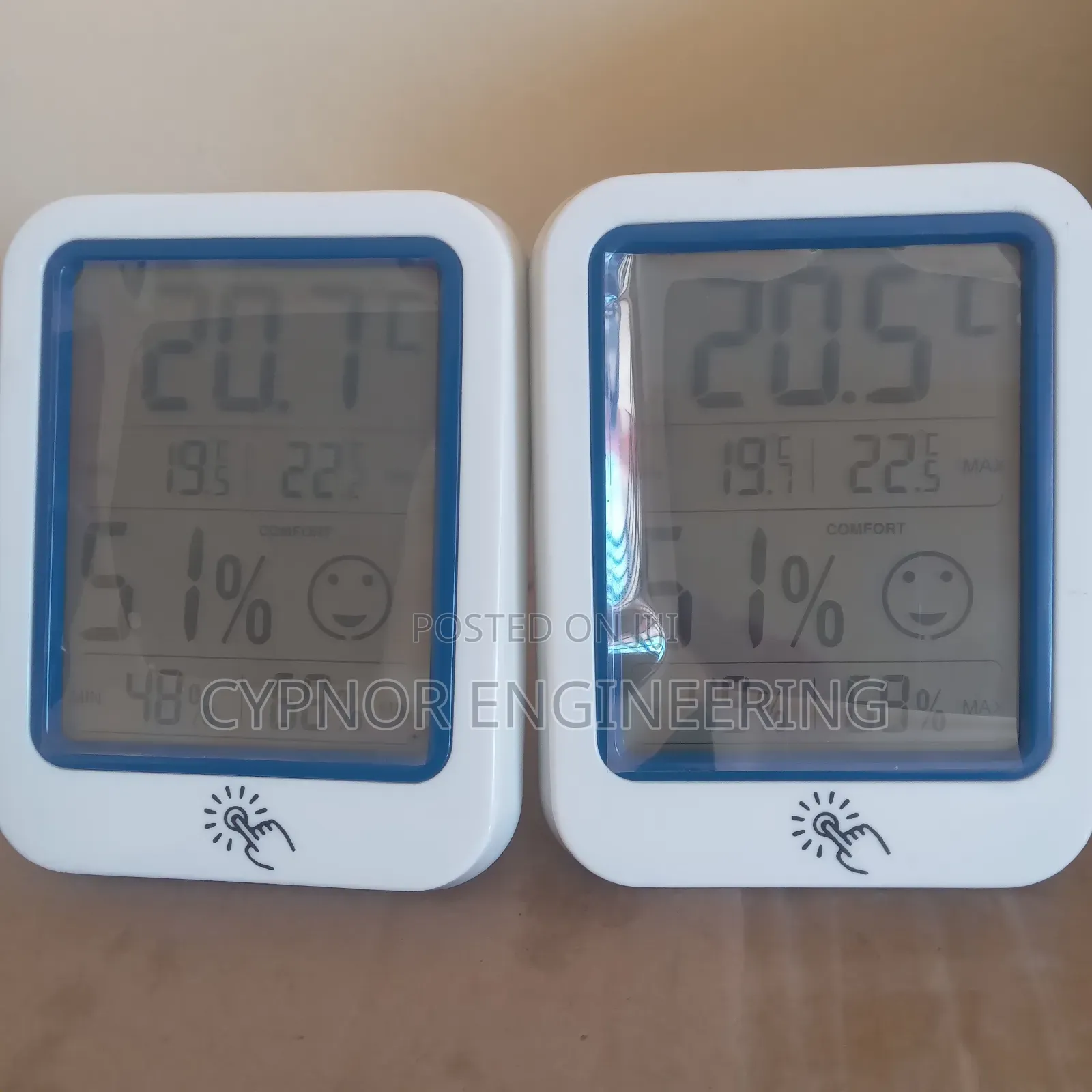Classroom Hygrometer With Easy Read Display