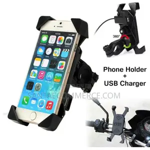 Bike Phone Holder With USB Charger